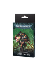 Games Workshop Datasheet Cards Chaos Knights