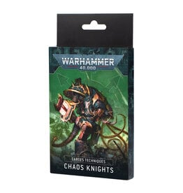Games Workshop Datasheet Cards Chaos Knights PRE ORDERS ARRIVE 6.21.2025