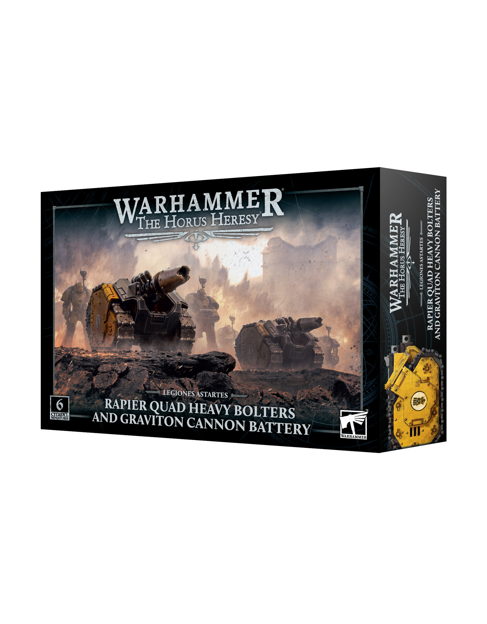 Games Workshop Legiones Astartes Rapier Quad Heavy Bolters and Graviton Cannon  PER ORDER ARRIVES 6.28.2025