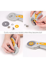 W.A. Portman WA Portman 12x18" Self Healing Cutting Mat & 45mm Fabric Cutter Wheel with 5 Extra Rotary Blades for Sewing & Quilting W.A. Portman WA Portman 12x18" Self Healing Cutting Mat & 45mm Fabric Cutter Wheel with 5 Extra Rotary Blades for Sewing & Quilting