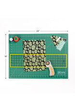 W.A. Portman WA Portman 18x24" Self Healing Cutting Mat & 45mm Rotary Cutter Set with 5 Extra Blades – 6x24 Acrylic Quilting Rulers W.A. Portman WA Portman 18x24" Self Healing Cutting Mat & 45mm Rotary Cutter Set with 5 Extra Blades – 6x24 Acrylic Quilting Rulers