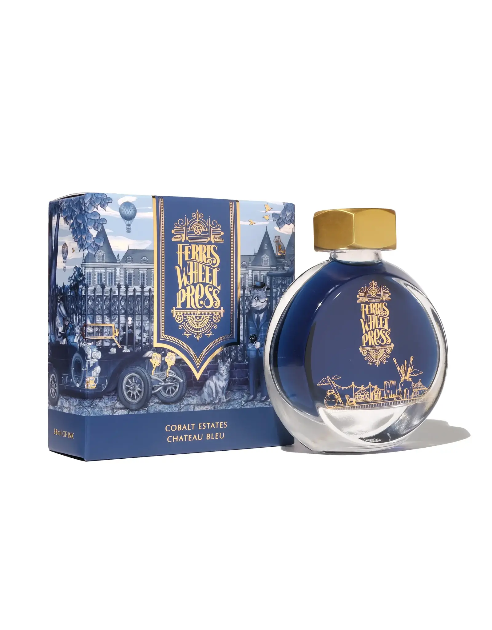 Ferris Wheel Press FWP Everyday Inks, Cobalt Estates 38ml