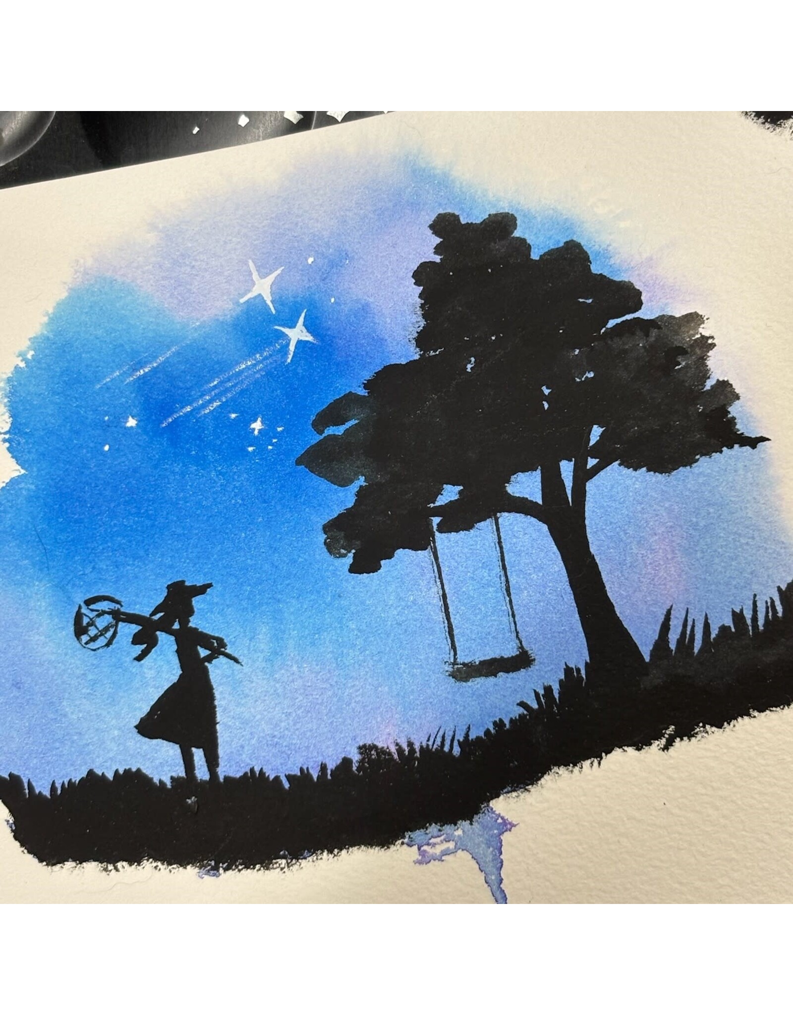 Water Media Silhouettes Friday July 18 11:00 - 1:00