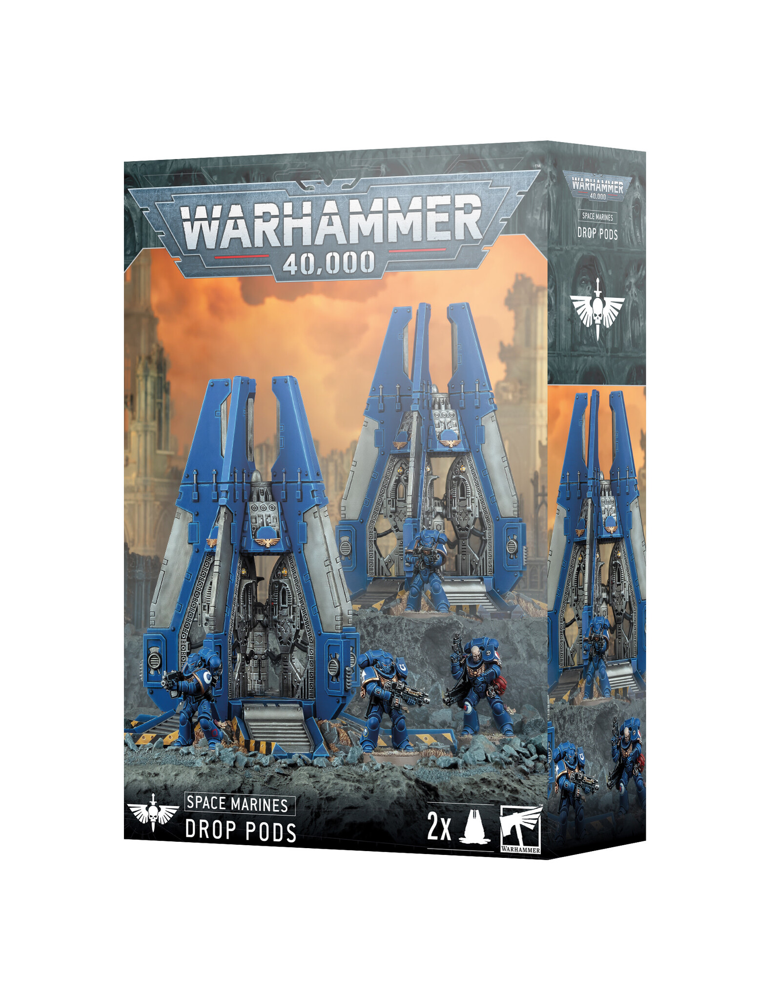 Games Workshop Space Marines Drop Pods