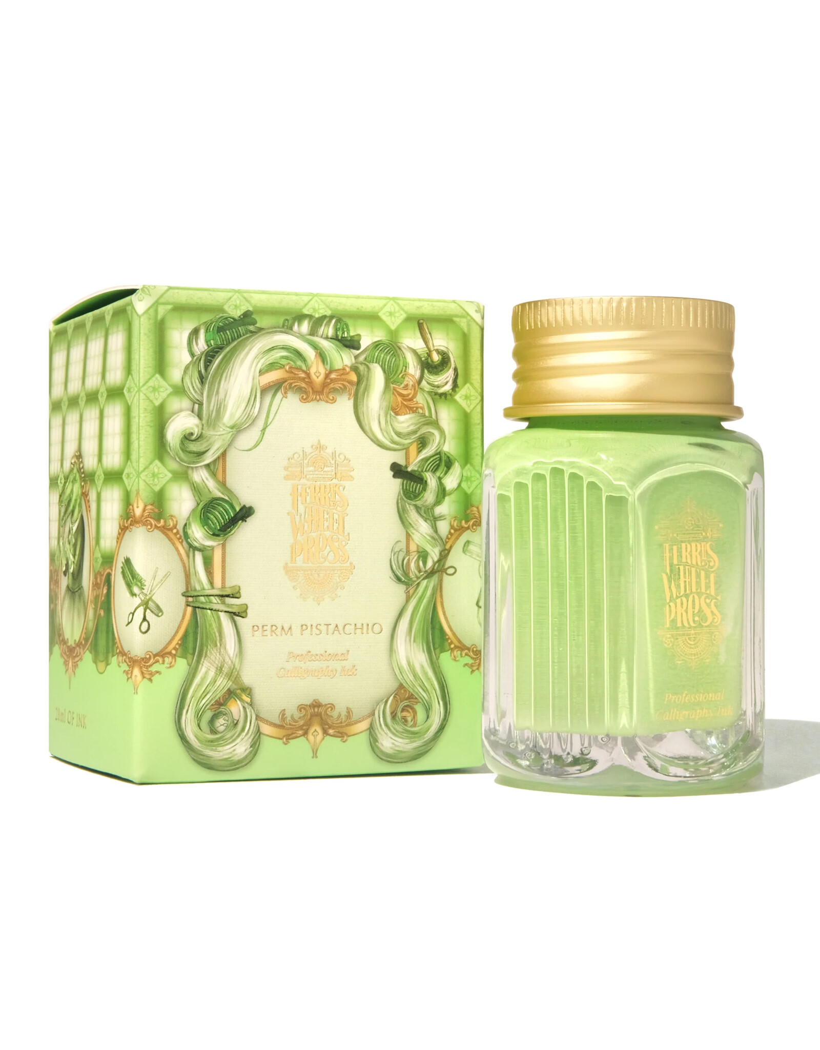Ferris Wheel Press FWP Calligraphy Ink, Perm Pistachio 28ml