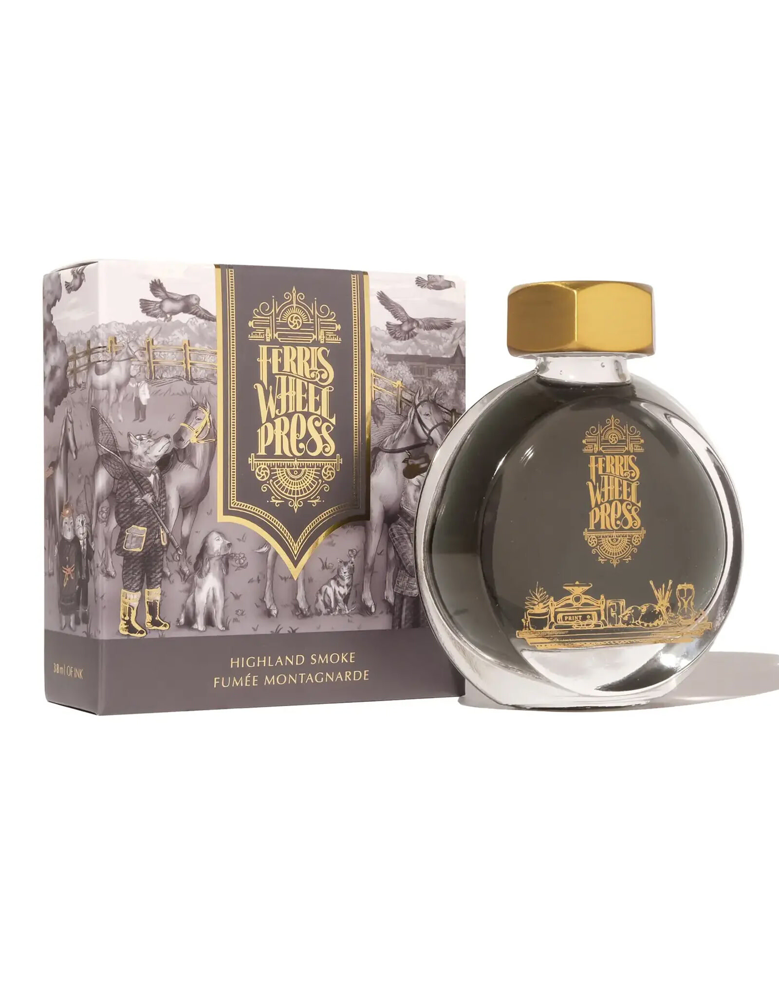 Ferris Wheel Press FWP Everyday Inks, Highland Smoke 38ml