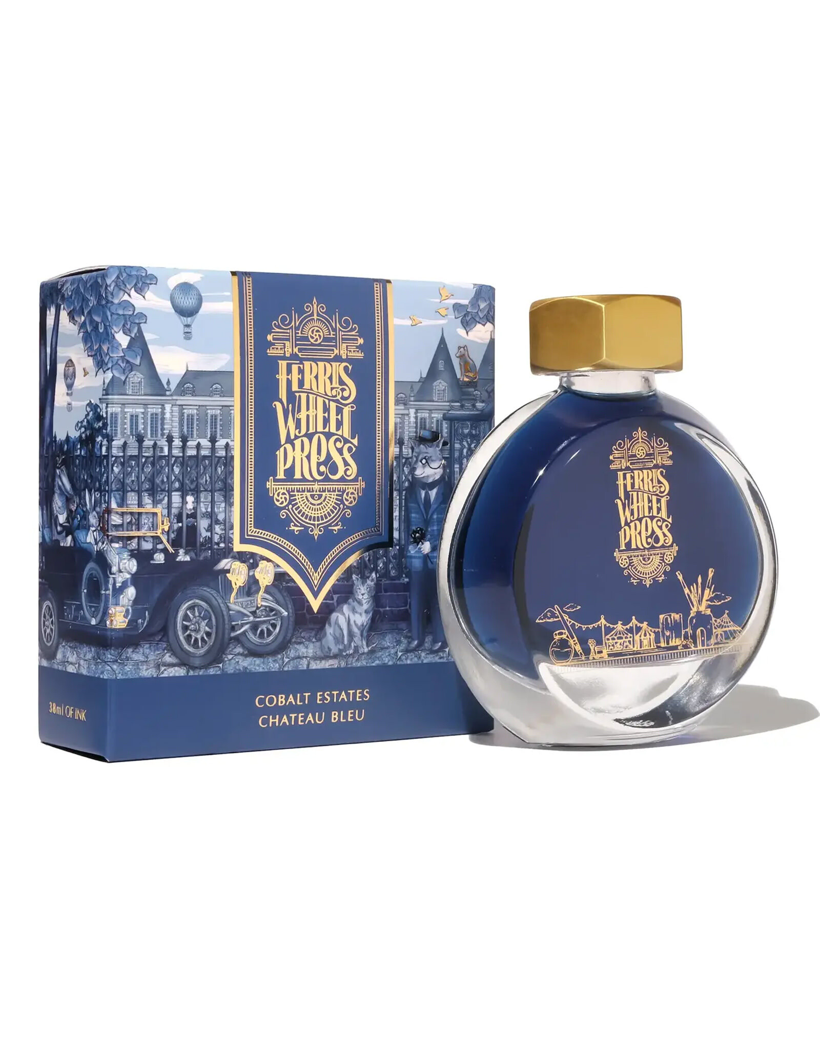 Ferris Wheel Press FWP Everyday Inks, Cobalt Estates 38ml