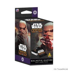 STAR WARS LEGION Star Wars Legion Galactic Empire Unit Card Pack