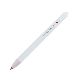 Zebra ClickArt Retractable Marker Pen, Powder Pink  (F)