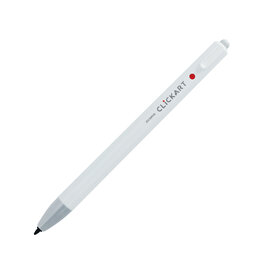 Zebra ClickArt Retractable Marker Pen, Light Gray  (F)