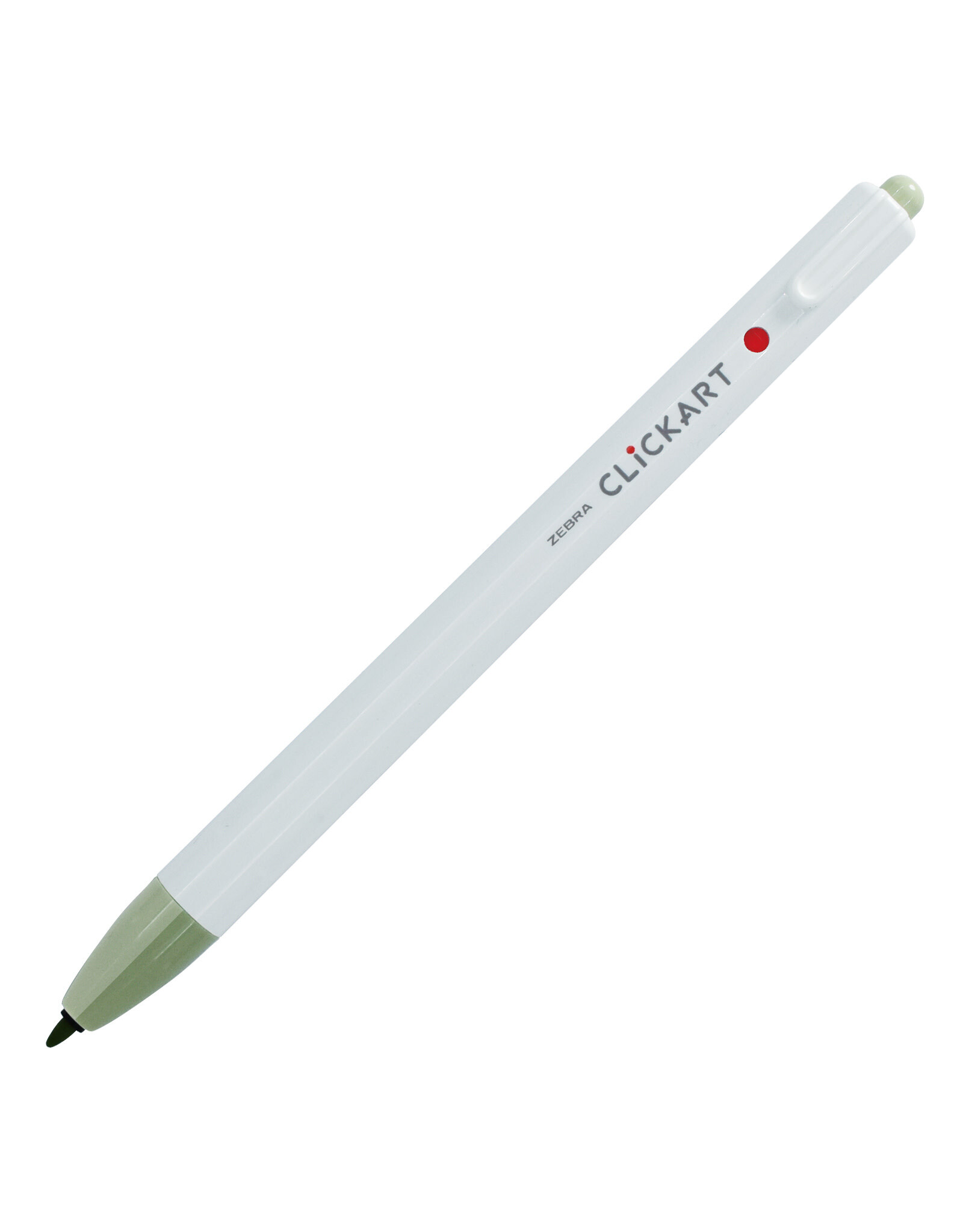 Zebra ClickArt Retractable Marker Pen, Light Khaki  (F)