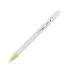 Zebra ClickArt Retractable Marker Pen, Lemon  (F)