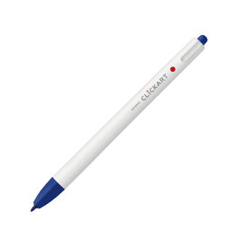Zebra ClickArt Retractable Marker Pen, Blue (F)