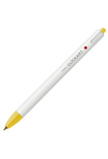 Zebra ClickArt Retractable Marker Pen, Yellow (F) Zebra ClickArt Retractable Marker Pen, Yellow (F)