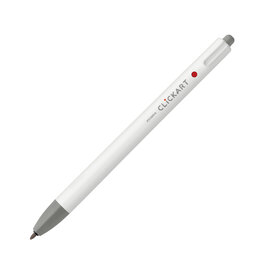 Zebra ClickArt Retractable Marker Pen, Gray (F)