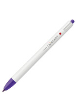 Zebra ClickArt Retractable Marker Pen, Purple (F)