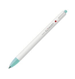 Zebra ClickArt Retractable Marker Pen, Aqua Blue (F)
