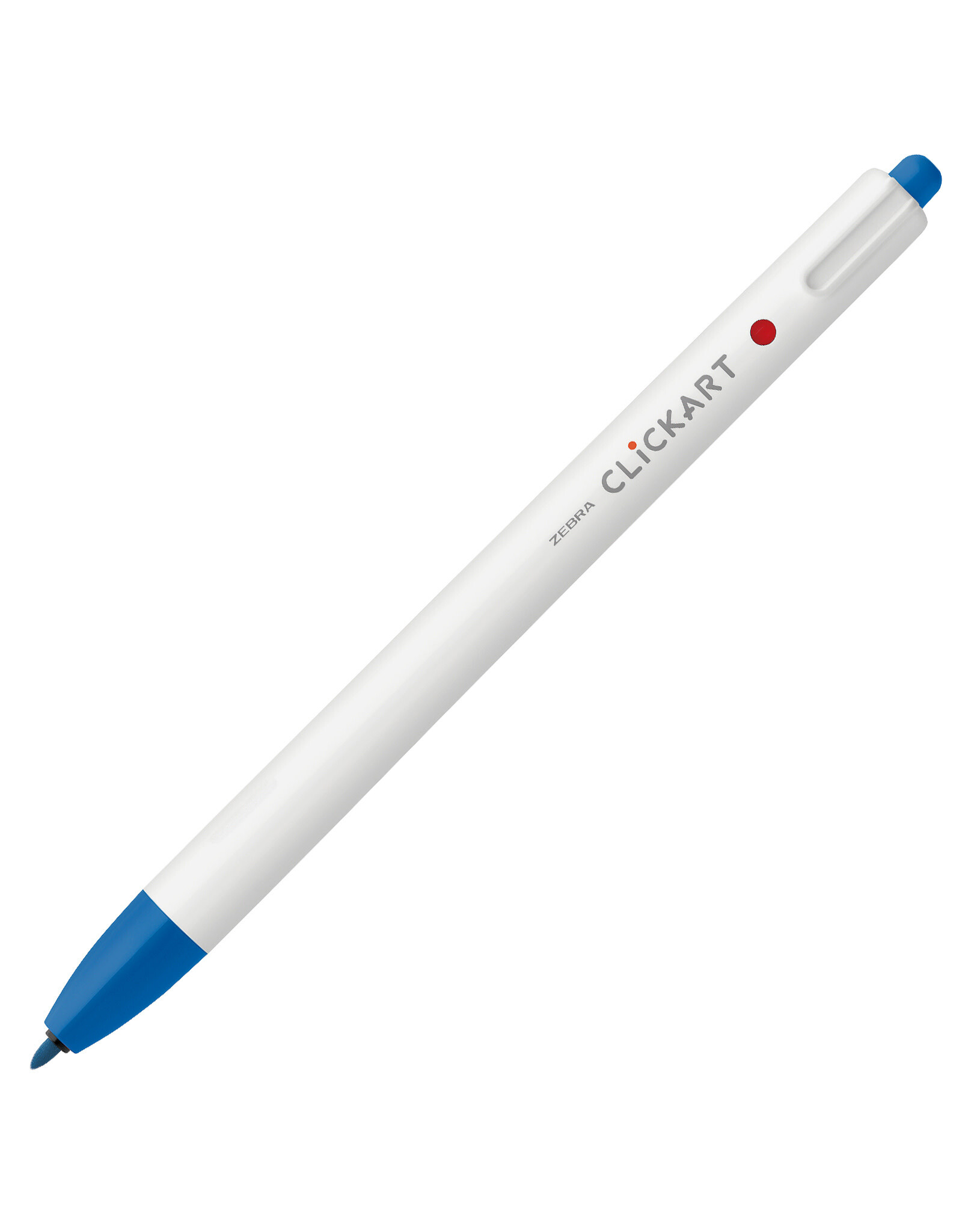 Zebra ClickArt Retractable Marker Pen, Pale Blue (F)
