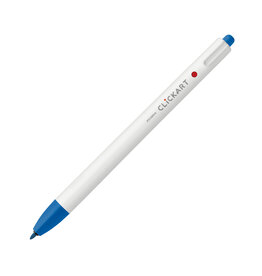 Zebra ClickArt Retractable Marker Pen, Pale Blue (F)