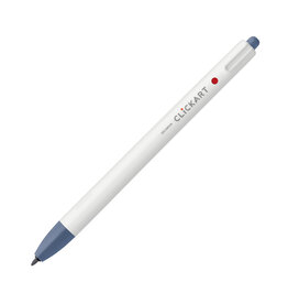 Zebra ClickArt Retractable Marker Pen, Blue Gray (F)
