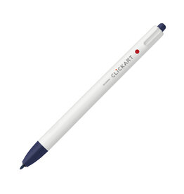 Zebra ClickArt Retractable Marker Pen, Blue Black (F)