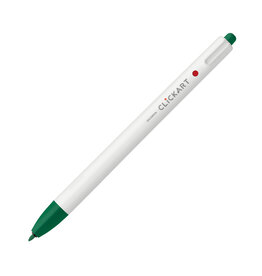 Zebra ClickArt Retractable Marker Pen, Viridian (F)