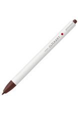Zebra ClickArt Retractable Marker Pen, Dark Brown (F) Zebra ClickArt Retractable Marker Pen, Dark Brown (F)