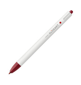 Zebra ClickArt Retractable Marker Pen, Red Black (F)