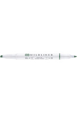 Zebra Mildliner Double Ended Highlighter, Moss Green Dozen