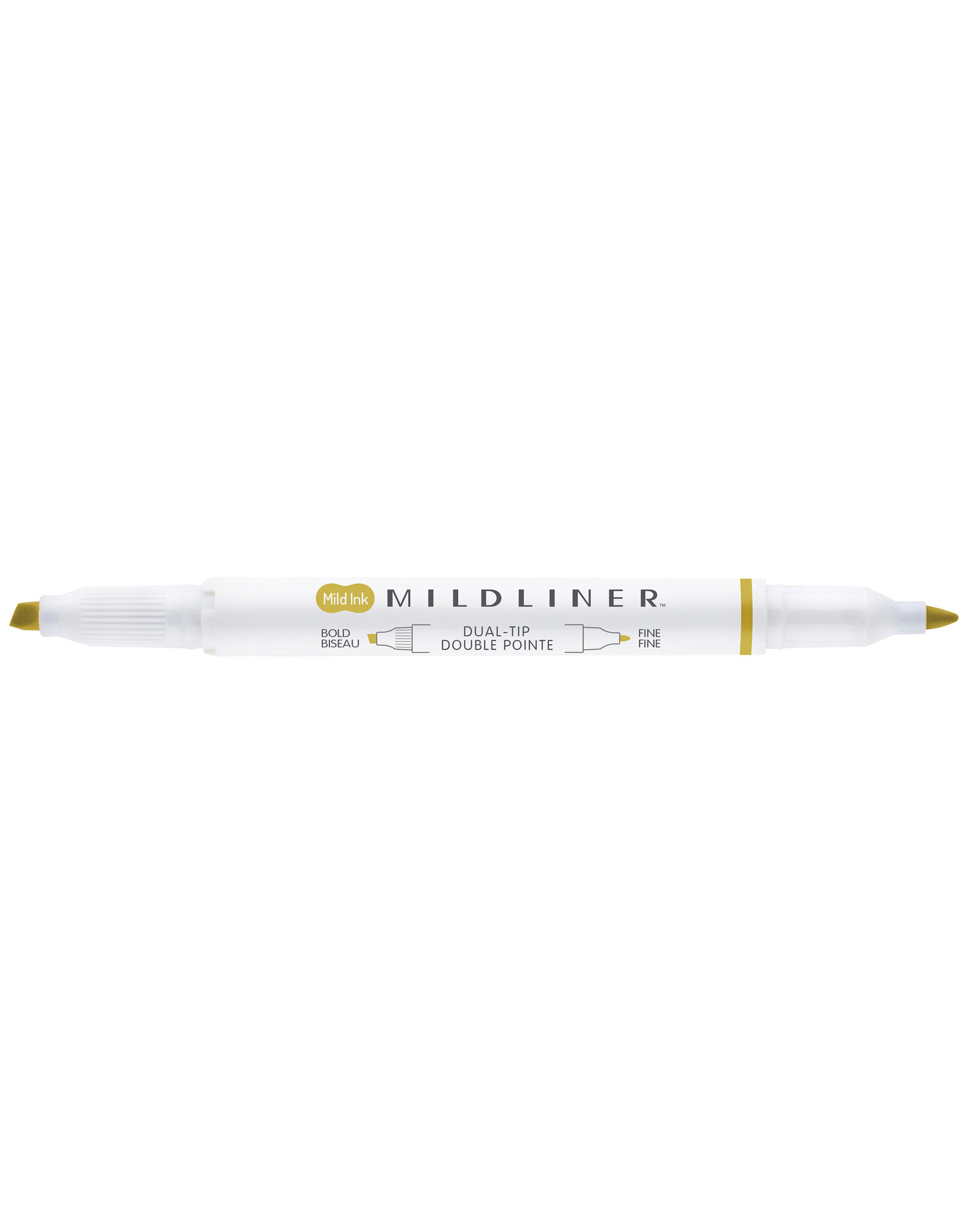 Zebra Mildliner Double Ended Highlighter, Mimosa Yellow Dozen