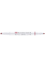 Zebra Mildliner Double Ended Highlighter, Smoke Red Dozen