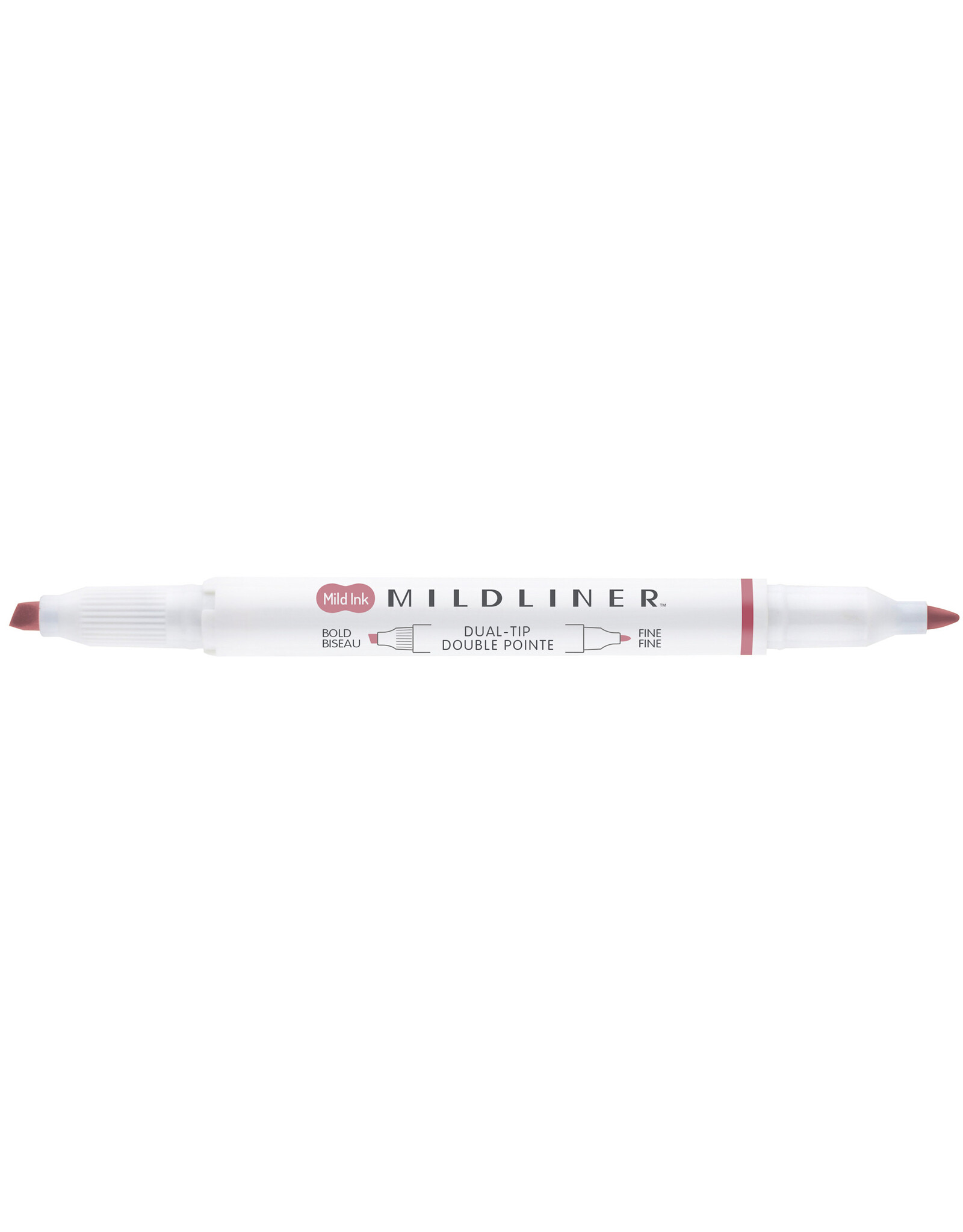 Zebra Mildliner Double Ended Highlighter, Smoke Red Dozen