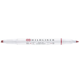 Zebra Mildliner Double Ended Highlighter, Smoke Red Dozen