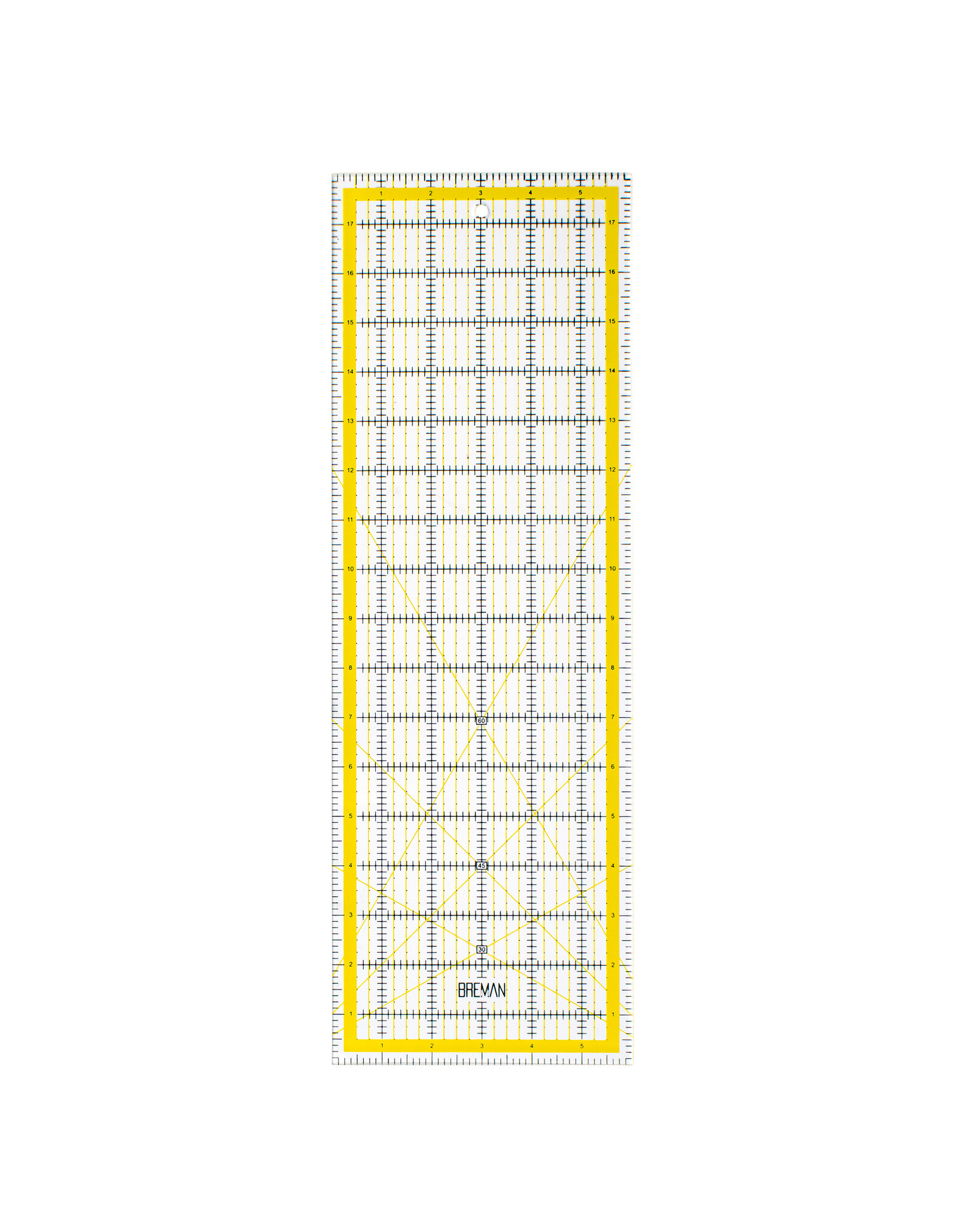 W.A. Portman Breman Precision 6x18" Quilting Rulers – Clear Acrylic Rulers for Quilting and Sewing for Left & Right-Handed Users