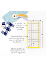 W.A. Portman Breman Precision 6x12" Quilting Rulers – Clear Acrylic Rulers for Quilting and Sewing for Left & Right-Handed Users W.A. Portman Breman Precision 6x12" Quilting Rulers – Clear Acrylic Rulers for Quilting and Sewing for Left & Right-Handed Users