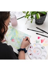 W.A. Portman WA Portman Quill Round Watercolor Brushes Professional 4pc Set #0, #1, #3, #5  – 100% Vegan, Cruelty-Free with Triangular Comfort Grip