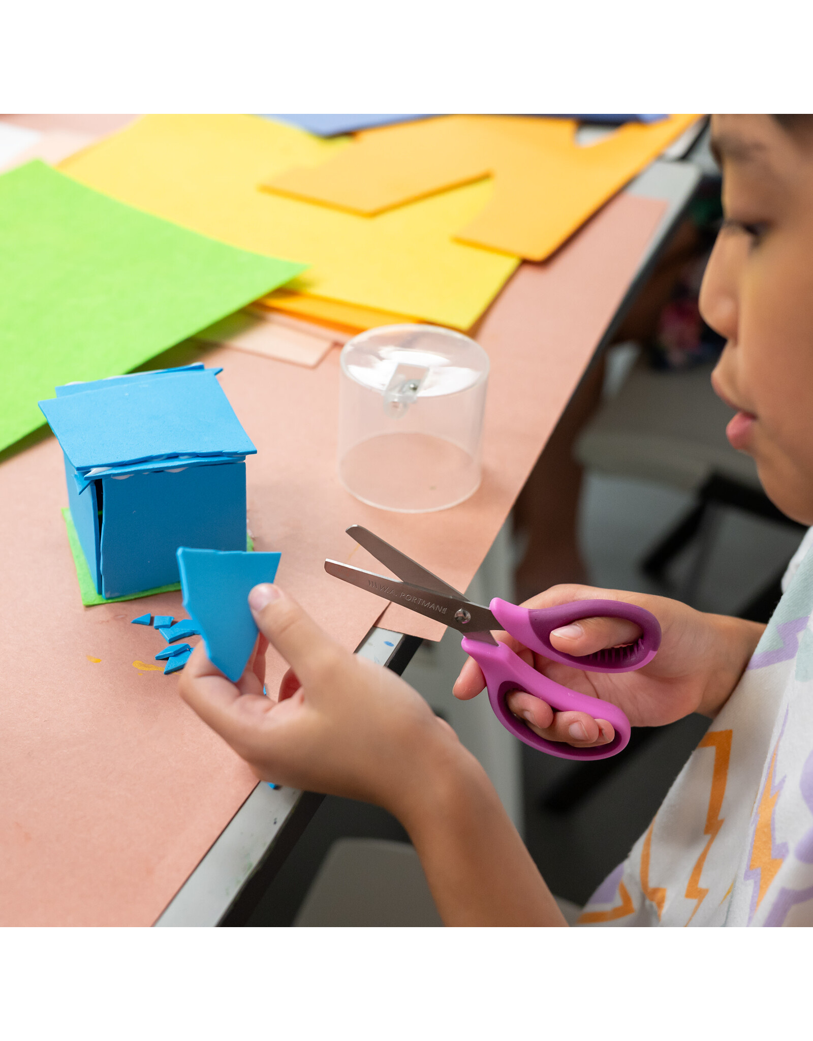 W.A. Portman WA Portman 24 Pack Blunt Scissors for Kids - 5" Blunt Tip Child Safety Scissors