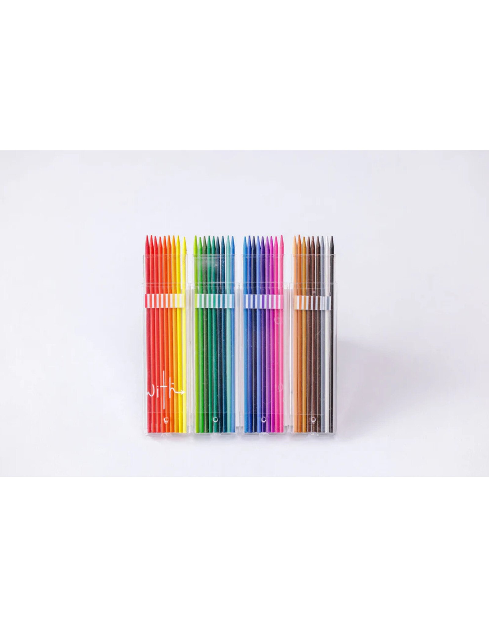 WITH WITH 36 Colored Lead Replacement Set with Case