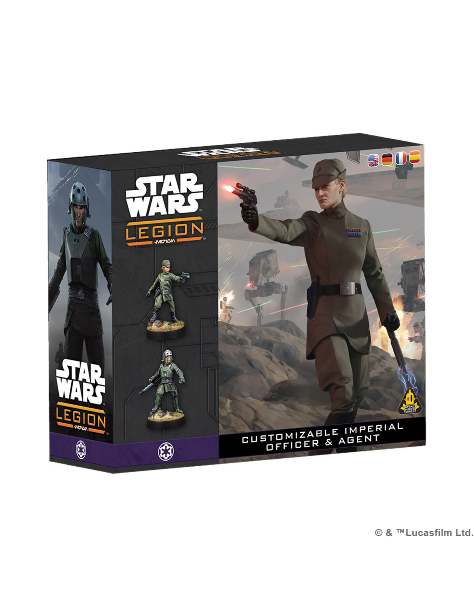 STAR WARS LEGION Star Wars Legion  Customizable Imperial Officer & Agent