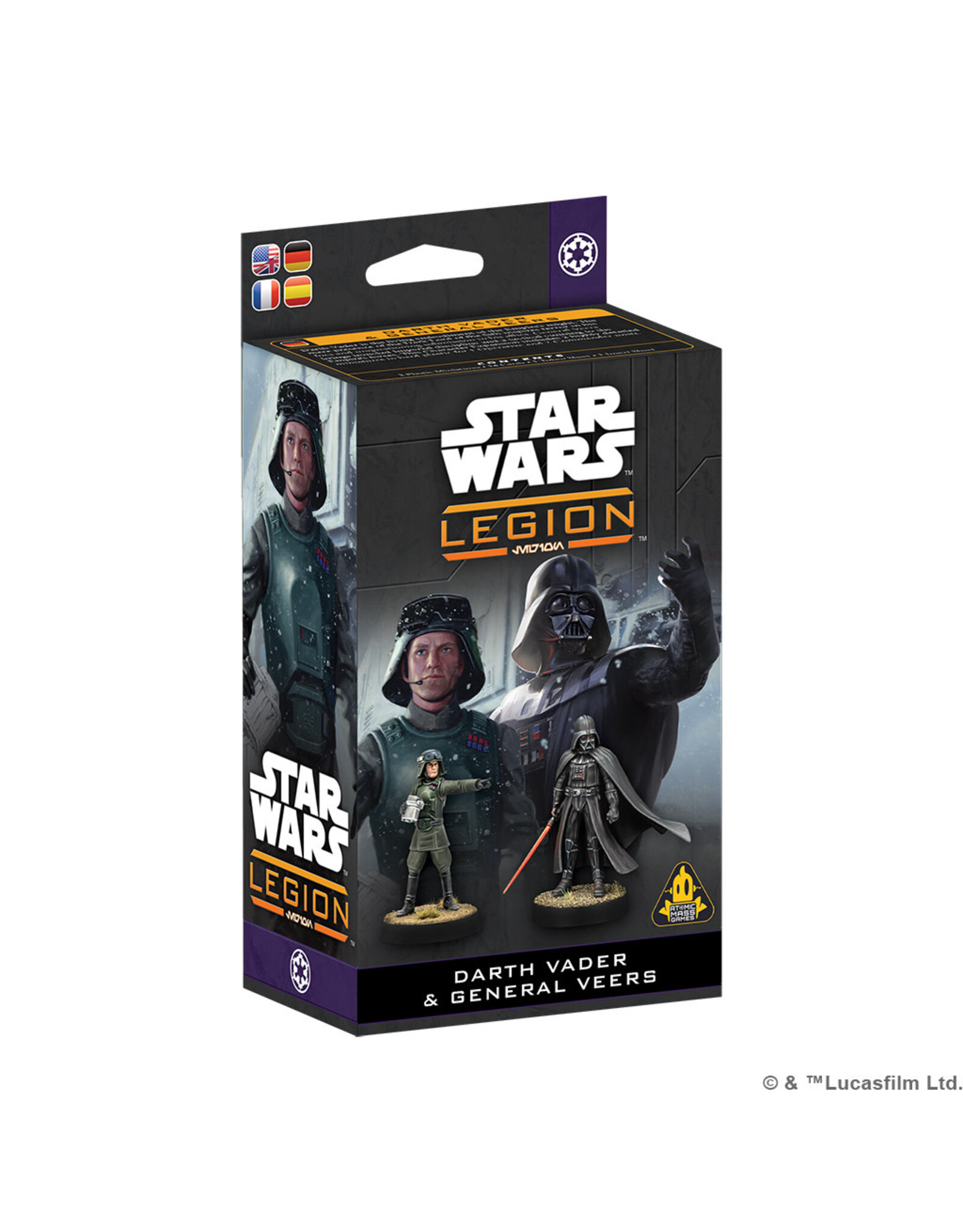 STAR WARS LEGION Star Wars Legion  Darth Vader & General Veers Character Expansion