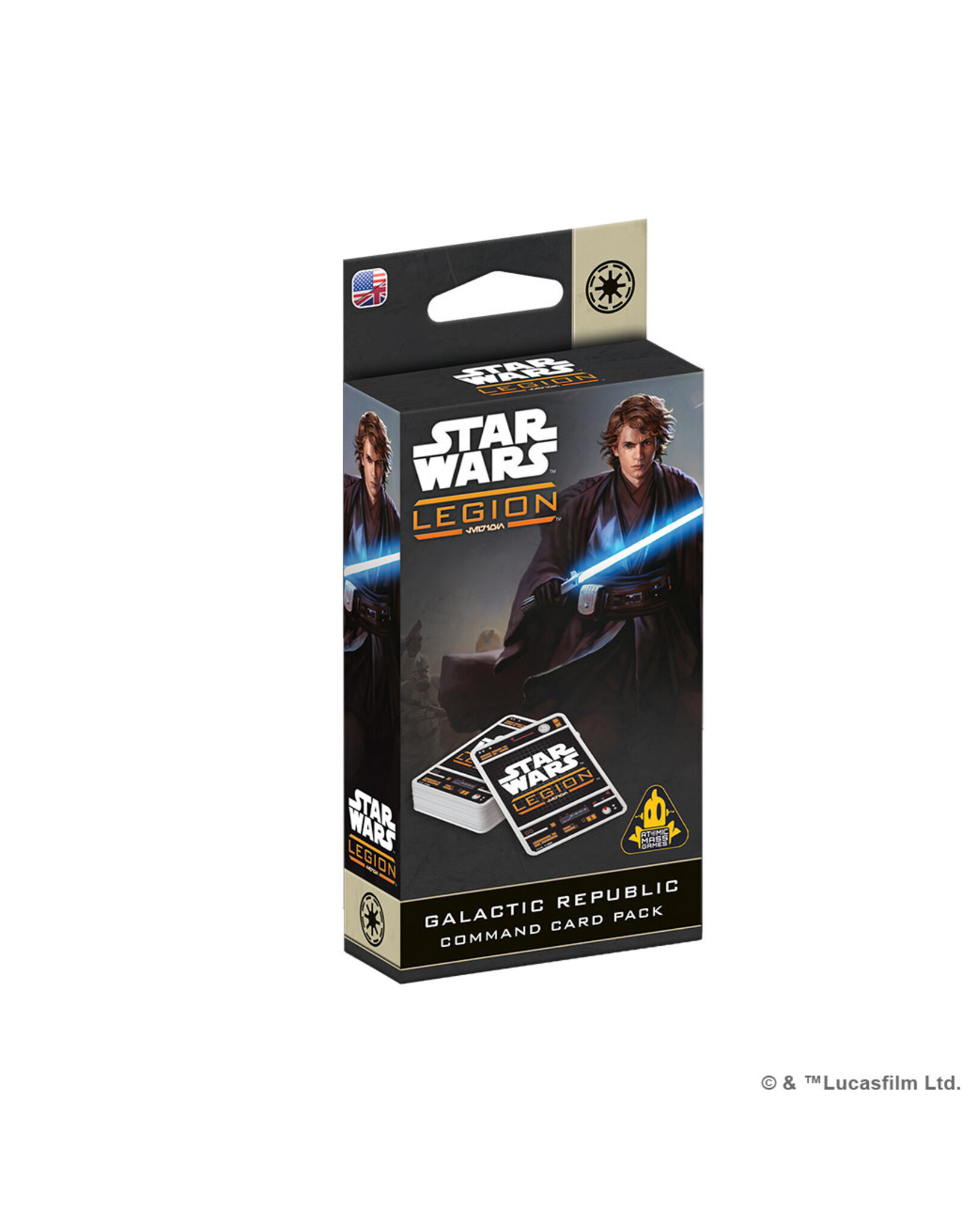 STAR WARS LEGION Star Wars Legion  Galactic Republic Command Card Pack