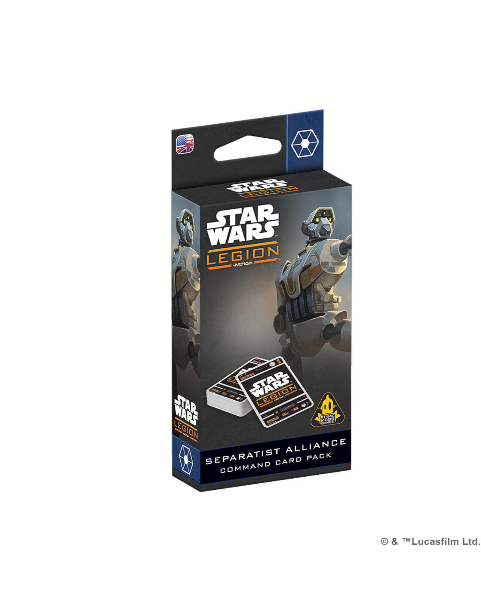 STAR WARS LEGION Star Wars Legion  Separatist Alliance Command Card Pack