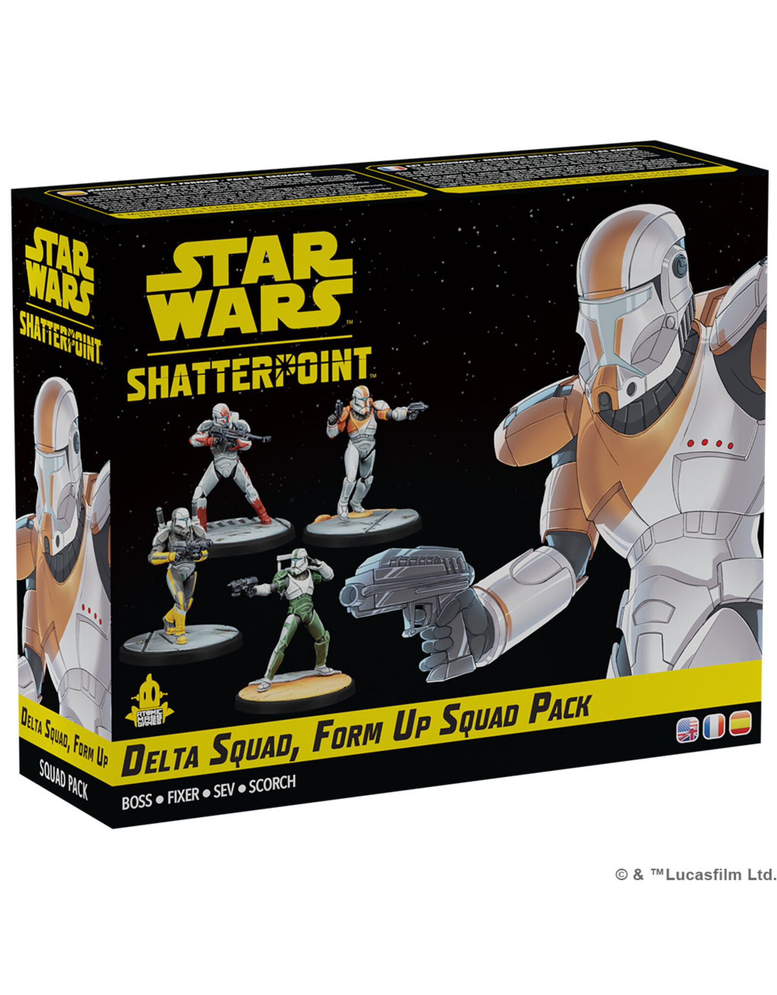 Star Wars Shatterpoint Star Wars Shatterpoint Delta Squad, Form Up Squad Pack