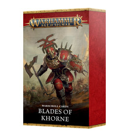 Games Workshop Warscroll Cards Blades Of Khorne