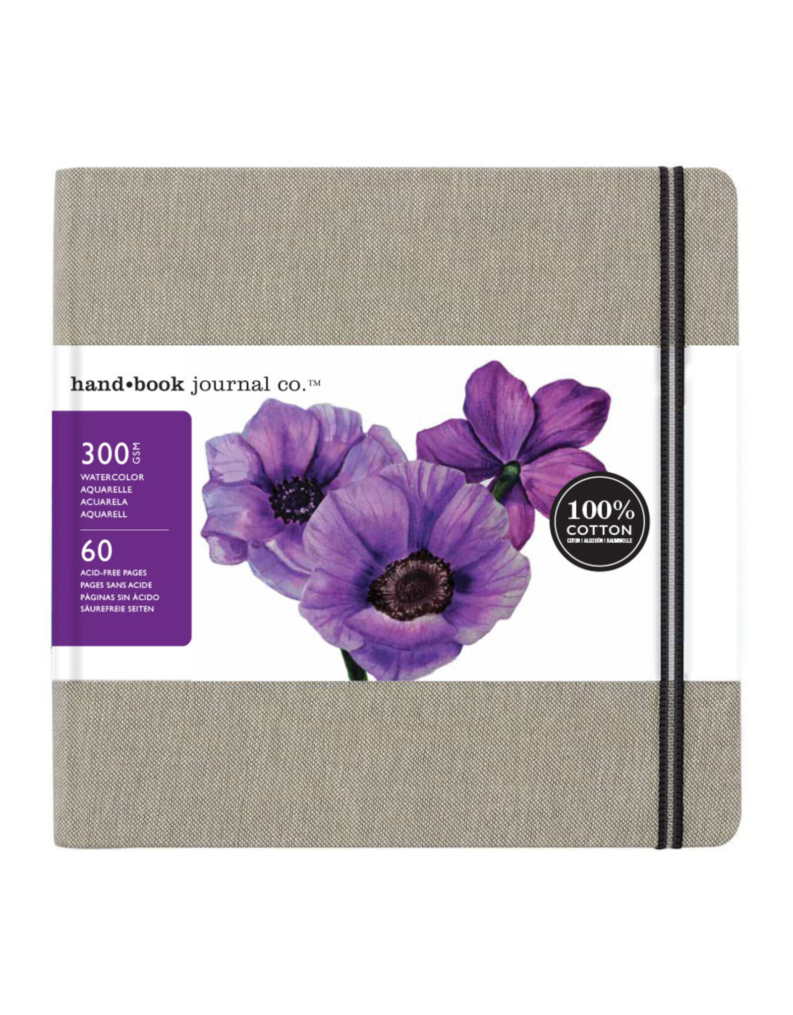 SPEEDBALL ART PRODUCTS Travelogue Watercolor Journal, 8 1/4" x 8 1/4" 300gsm 100% Cotton