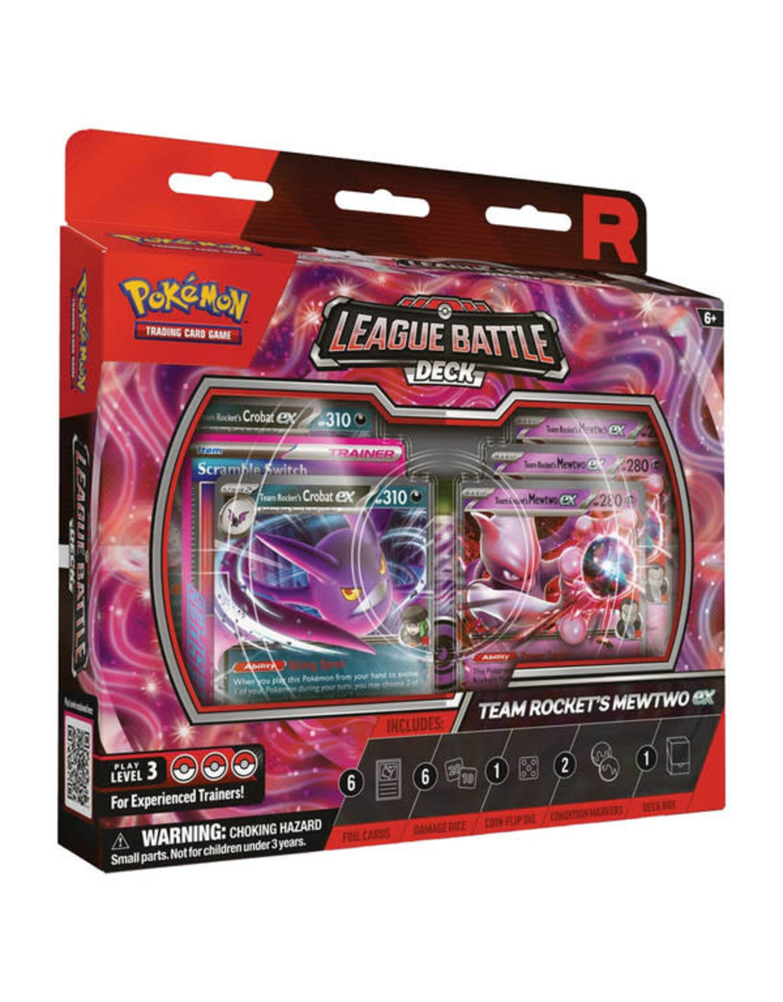 Pokémon Pokémon TCG Team Rocket's Mewtwo ex League Battle Deck COMING NOV 2025