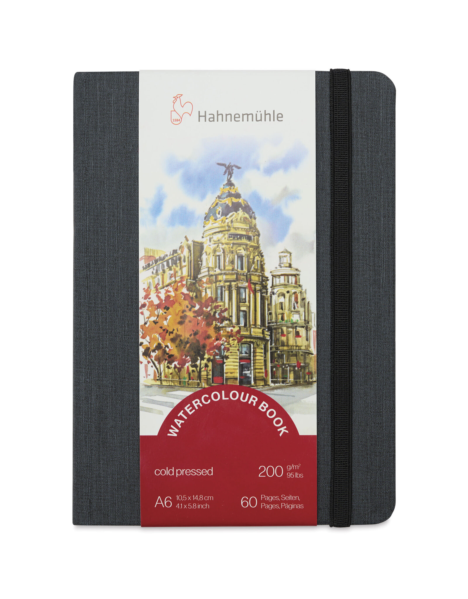 Hahnemuhle Hahnemuhle Watercolour Book, Portrait, 10cm x 15¼cm, (4” x 6”)