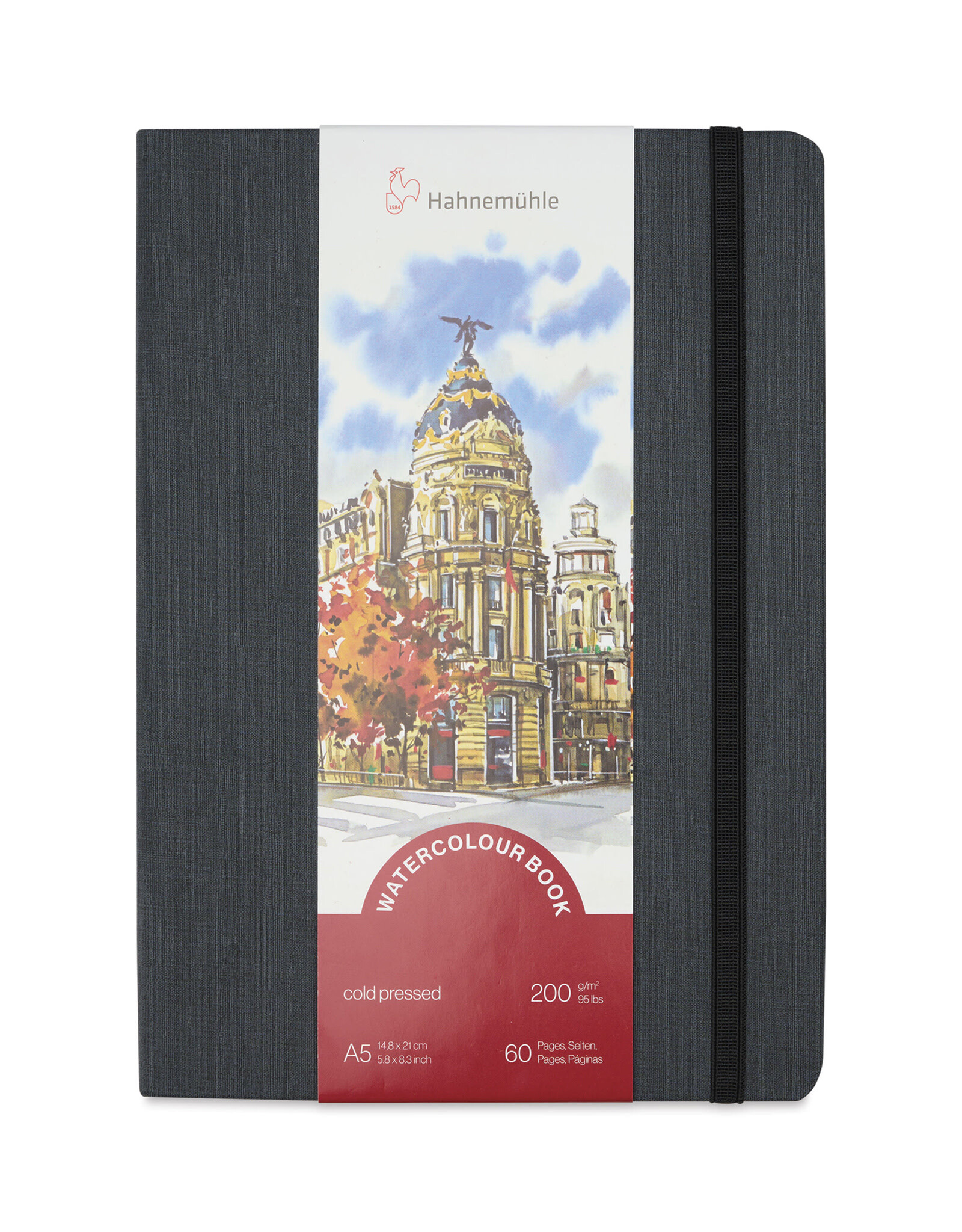 Hahnemuhle Hahnemuhle Watercolour Book, Portrait, 15¼cm x 21cm, (6” x 8¼”)