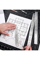 W.A. Portman WA Portman  3-Pack Metal Ruler Set - Metric Ruler Set - Metal Straight Edge W.A. Portman WA Portman  3-Pack Metal Ruler Set - Metric Ruler Set - Metal Straight Edge