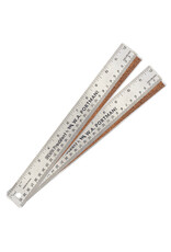 W.A. Portman WA Portman Metal Ruler 12 Inch Cork Back 2pk - Flexible & Non-Slip Stainless Steel Metal Ruler with Cork Backing W.A. Portman WA Portman Metal Ruler 12 Inch Cork Back 2pk - Flexible & Non-Slip Stainless Steel Metal Ruler with Cork Backing